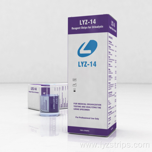 Diagnostic Reagent strips for urinalysis 14 Parameters